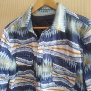 Quilted Native American Inspired Print shirt
